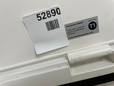 Tower T838005W 50L Sensor Bin - White — Used (photo 2)