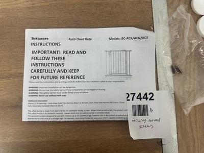 Bettacare Advanced Auto Close Pet Gate - White — New (other) (photo 2)