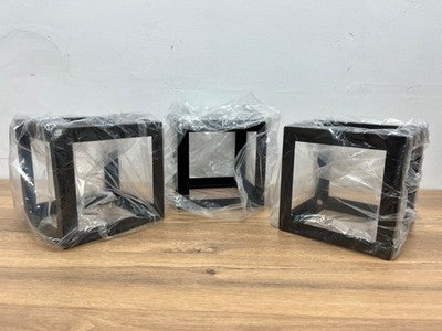 3 Head Black Square Wire Cage Bar Triple Hanging Pendant Light 5297 — New (other) (photo 2)