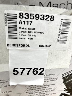 Genie CB 850 Spiral-Binding Device — Used (photo 5)