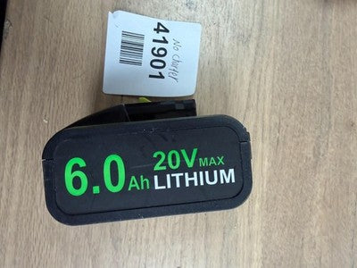 6.0 AH lithium ion battery- No charger — New (other) (photo 2)