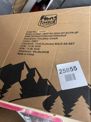 Timber Ridge Outdoor Garden Chair 150 kg Portable Folding Camping Chair — New (other) (photo 6)