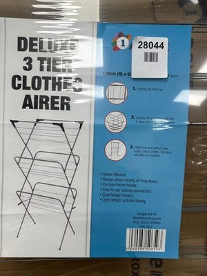 1ABOVE Premium Quality, Alloy Steel 3 Tier Clothes Airer — New (other) (photo 2)