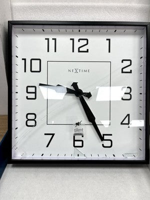 NexTime Wall Clock, Metal, Black, 35cm x 35cm 3294AR — New (other) (photo 3)