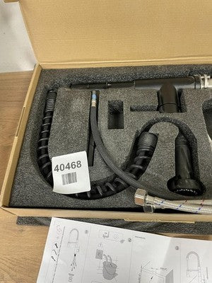 CREA Black Single Lever Kitchen FAUCET / MIXER TAP W/ Pull Down Sprayer — New (other) (photo 2)