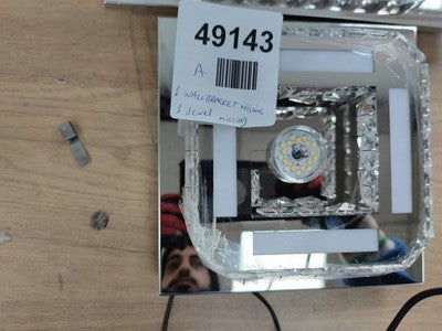 2 Pc Mini Chandalier Chrystal Ceiling Light Fixture LED - Read Description — New (other) (photo 8)
