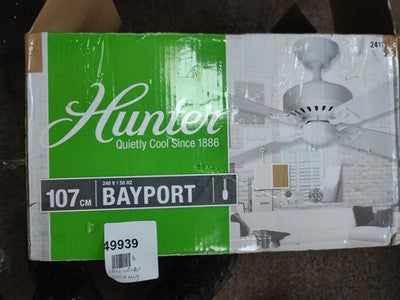 Hunter bayport fan 107cm — New (other) (photo 9)