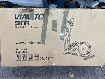 VIAVITO SFIT-P-15017 Sina Elliptical Cross Trainer - Black — New (other) (photo 7)