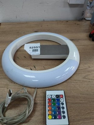 Colorful LED Hookah Lights Show Shisha Ring Lamp Magnet Adsorption with Remote — Used (photo 3)