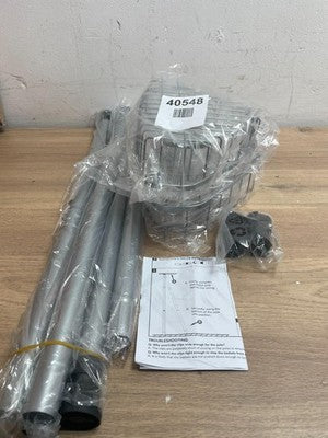 Nova 4 Tier Adjustable (180-300cm) Shower Caddy Silver — New (other) (photo 2)