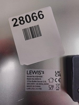 LEWIS'S Electric Buffet Server - Hotplate Food Warmer - Removable Sections — New (other) (photo 6)