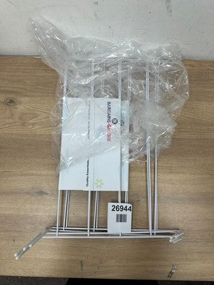4 Bar Radiator Clothes Airer White Drying Rack — New (other) (photo 2)