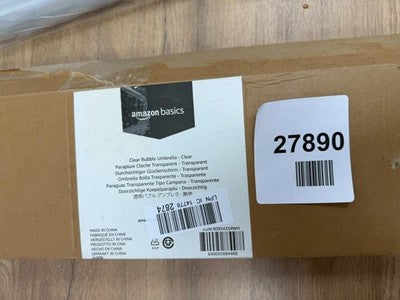 Amazon Basics Octagonal Bubble Umbrella, Clear — New (other) (photo 4)