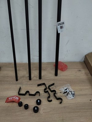 VEVOR Curtain Rods Adjustable Length Round Finials — New (other) (photo 2)