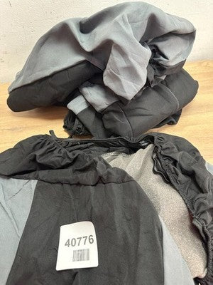 Sakura Merton BlackGrey Seat And Headrest Covers Full Set Universal Fit — New (other) (photo 3)