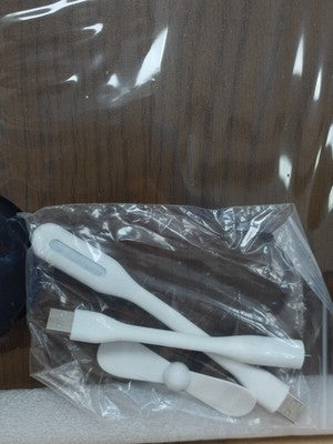 Portable Folding Laptop Table Bed Lap Desk Bed Tray With USB Port Mini Fan Light — New (other) (photo 2)