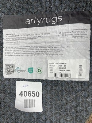 artyrugs Machine Washable Rug, 200x290cm, 75% Recycled Cotton, Short Pile, Non-S — New (other) (photo 3)