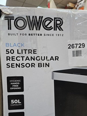 Tower 50L Sensor Bin - Black — New (other) (photo 5)
