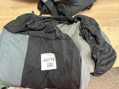 Sakura Merton BlackGrey Seat And Headrest Covers Full Set Universal Fit — New (other) (photo 2)