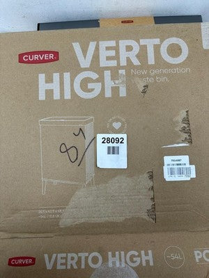 CURVER Verto 54L High Waste Bin, Push Lid, Easy Assembly — New (other) (photo 4)