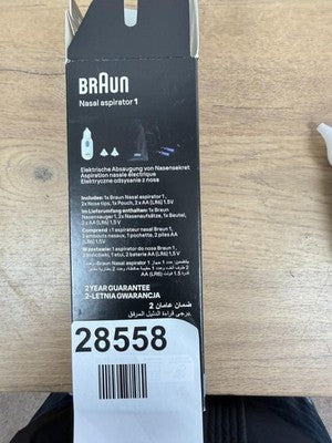 Braun Nasal Aspirator 1 - Electric Nose Suction - BNA100 - WHITE — New (other) (photo 3)