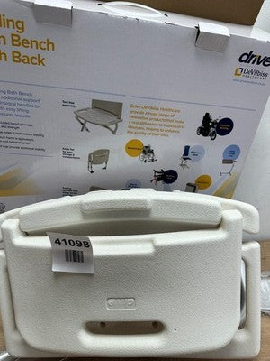 Drive Adjustable Shower Seat with Backrest — New (other) (photo 3)