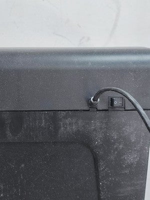 Rexel Momentum X312 Cross-Cut P-3 Shredder Black — Used (photo 2)