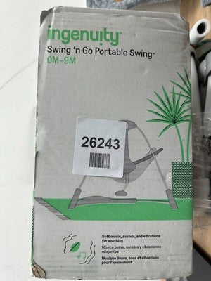 Ingenuity Swing 'n Go Hugs And Hoot Swing - Grey — New (other) (photo 3)