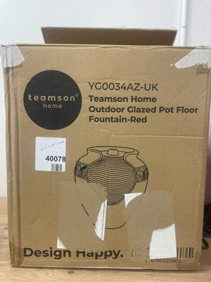 Teamson Home Floor Glazed Pot Water Fountain with Built-in LED Light — New (other) (photo 2)