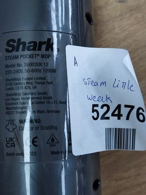 Shark S6003UK Klik n' Flip Smartronic Deluxe Steam Mop - Bordeaux/Steel Grey — Used (photo 5)