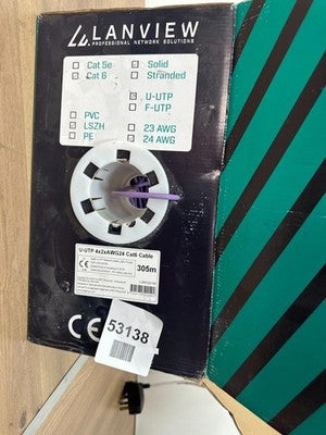 lanview U-UTP CAt6 cable — Used (photo 2)