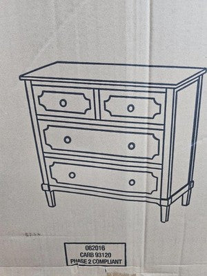 Safavieh Wooden 4-Drawer Dresser, EUH5724 — New (other) (photo 3)