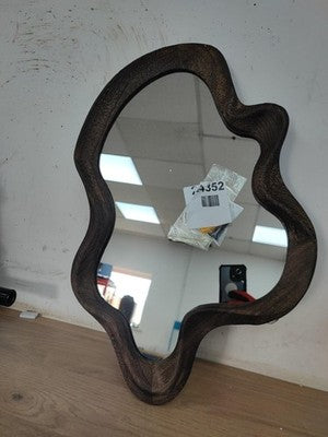Wood frame assymetrical cloud mirrors — New (other) (photo 2)