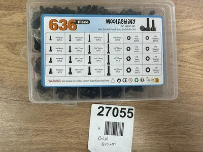 636PCS M2 M3 M4 M5 Nuts and Bolts Set, Hex Socket Head Cap Metric Screw — New (other) (photo 3)