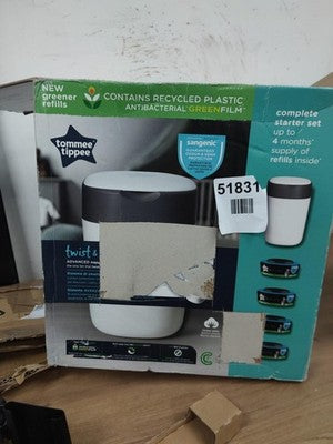 Tommee Tippee Twist and Click Advanced Nappy Disposal Bin — Used (photo 7)