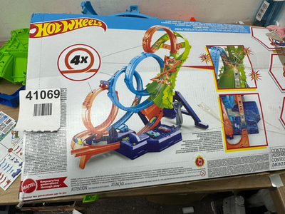 Hot Wheels Action Track 4-Loop Crash-Out Race — New (other) (photo 4)