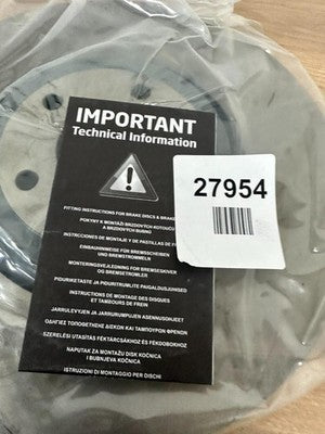Blue Print ADJ134367 Brake Disc — New (other) (photo 2)