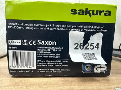 Sakura SS5191 2 Tonne Trolley Jack — New (other) (photo 2)