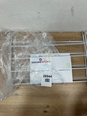 4 Bar Radiator Clothes Airer White Drying Rack — New (other) (photo 3)