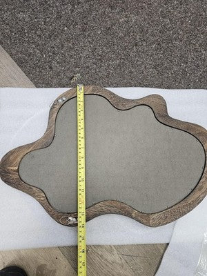 Wood frame assymetrical cloud mirrors — New (other) (photo 7)