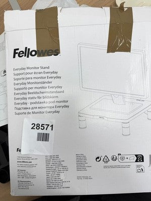 Fellowes Standard Monitor Stand Riser Computer Desk Height Adjustable Cable Tidy — New (other) (photo 2)