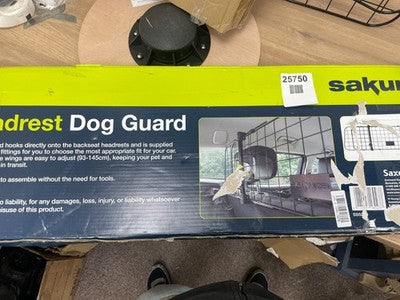 Universal Dog Guard Car Headrest Travel Mesh Grill Pet Safety Adjustable Barrier — New (other) (photo 3)