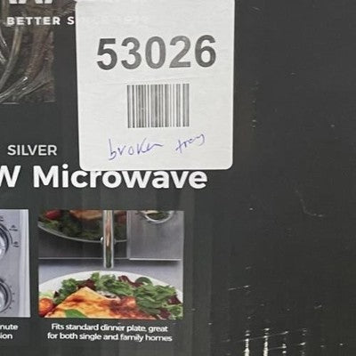 Sharp YC-MS01U-S 20L 800W Microwave - Silver — Used (photo 5)