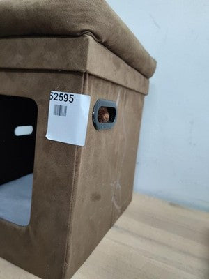 Collapsible Cat House Box Brown — Used (photo 6)