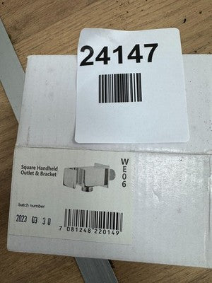 Square Adjustable Handset Bracket with Outlet — New (other) (photo 2)
