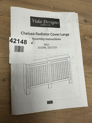 Vida Designs Chelsea Radiator Cover - White - Large — New (other) (photo 7)