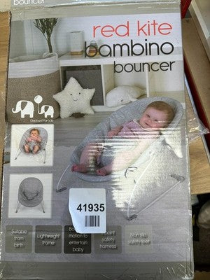 Red Kite Bambino Bouncer Bounce Chair with Elephant Pattern — New (other) (photo 5)