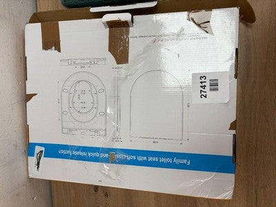 Ibergrif Soft Close Toilet Seat White, Quick Release Toilet Seat — New (other) (photo 2)