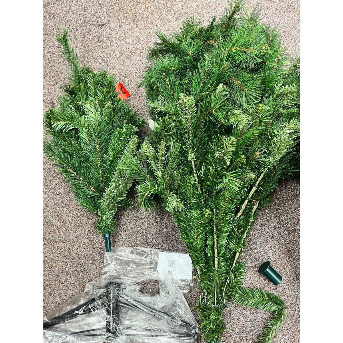 WeRChristmas Victorian Pine Christmas Tree Easy Build Hinged Branches