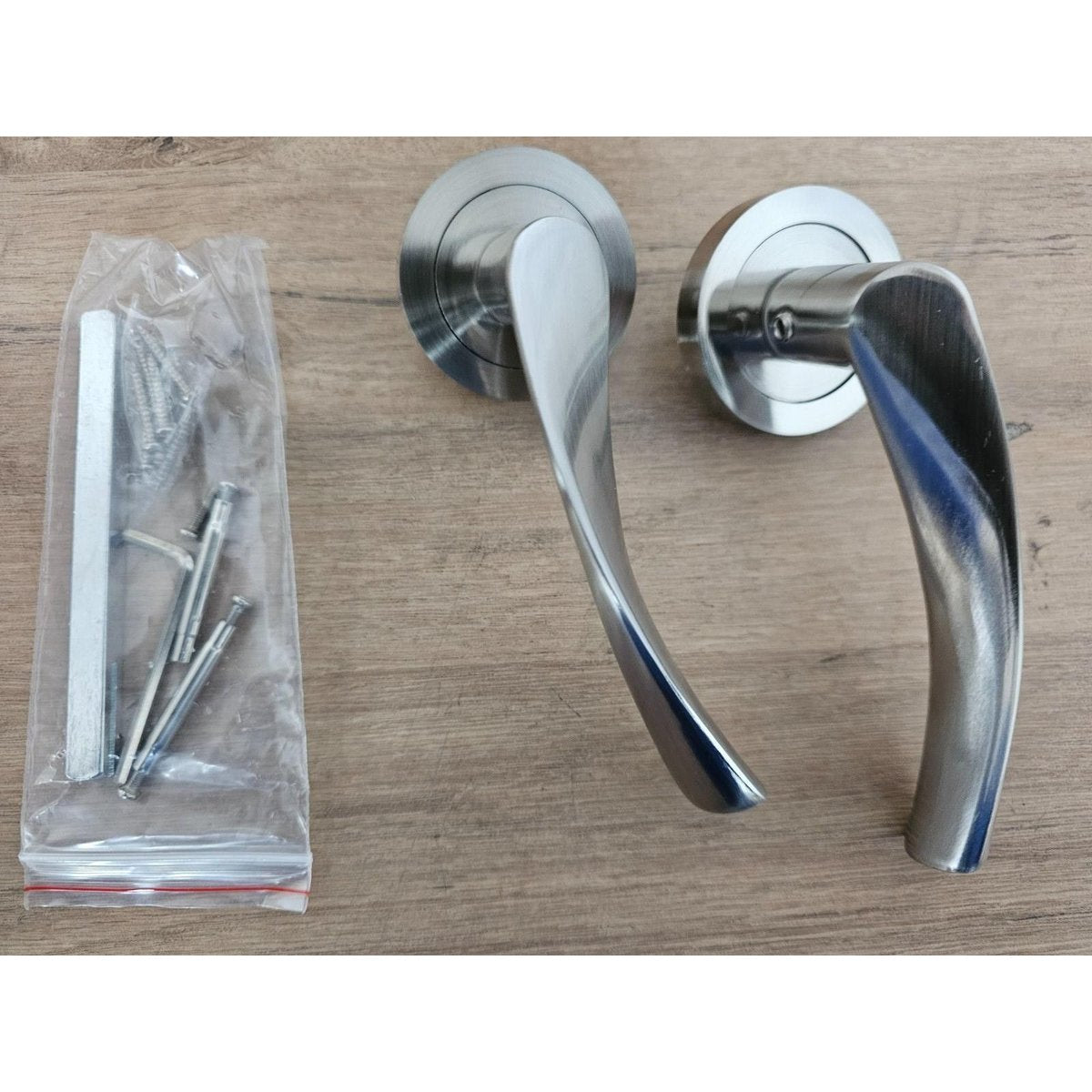 Pair of Inner door handle pair Twist - 5 Pieces